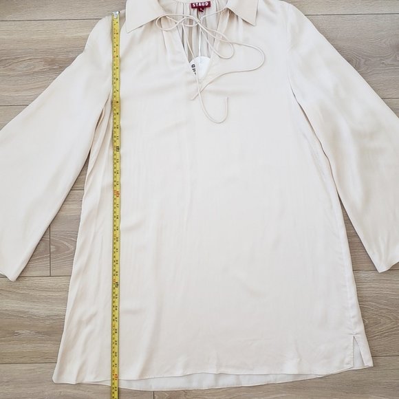 Staud Toulon Tunic champagne ivory medium NWT - Picture 14 of 16